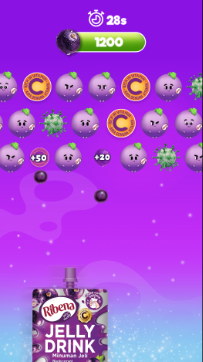 Ribena Jelly Drink — bubble shooter gameplay