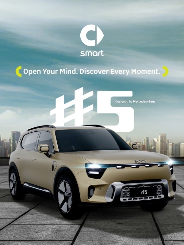 smart #5 — Open Your Mind, Discover Every Moment hero KV