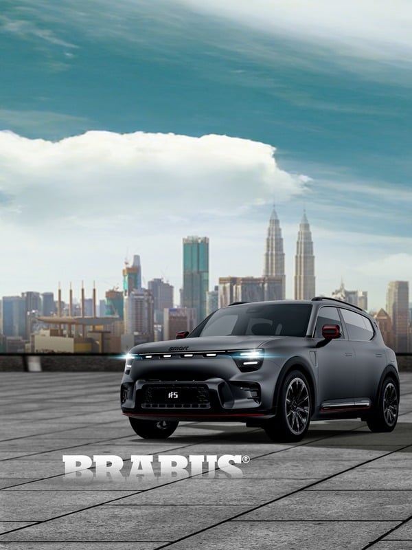 smart #5 BRABUS edition — KL skyline