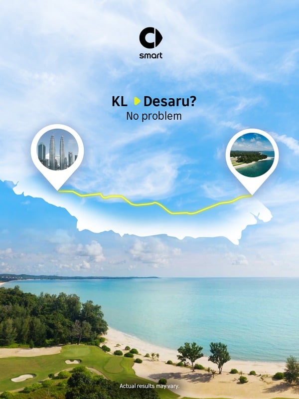 smart #5 — KL to Desaru range demonstration