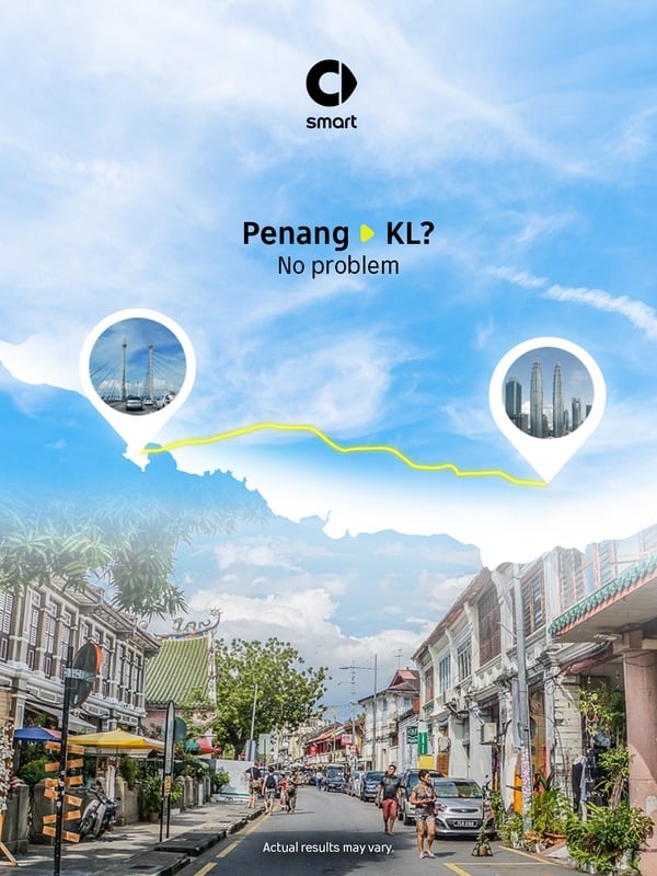 smart #5 — Penang to KL range demonstration