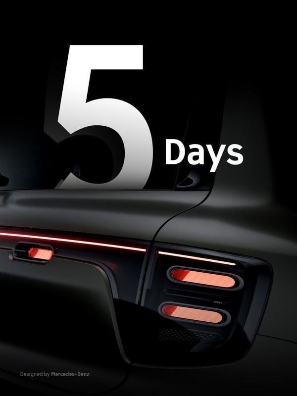 smart #5 — 5 Days countdown teaser