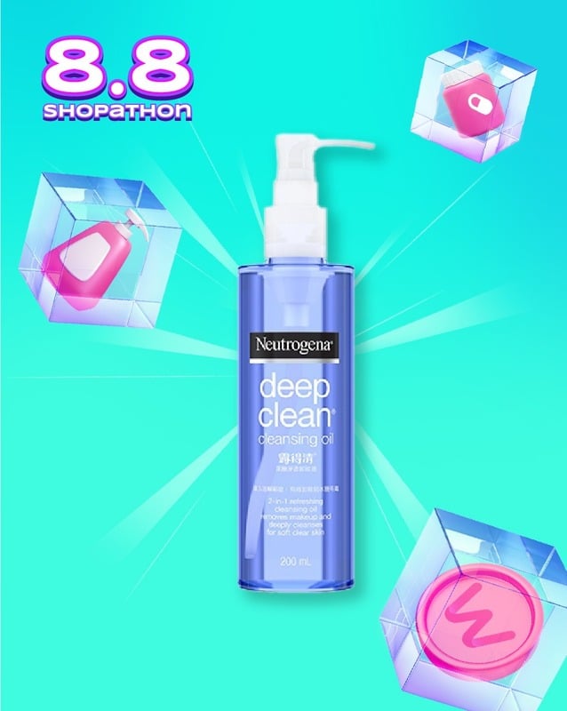 Watsons 8.8 Shopathon — Neutrogena hero KV